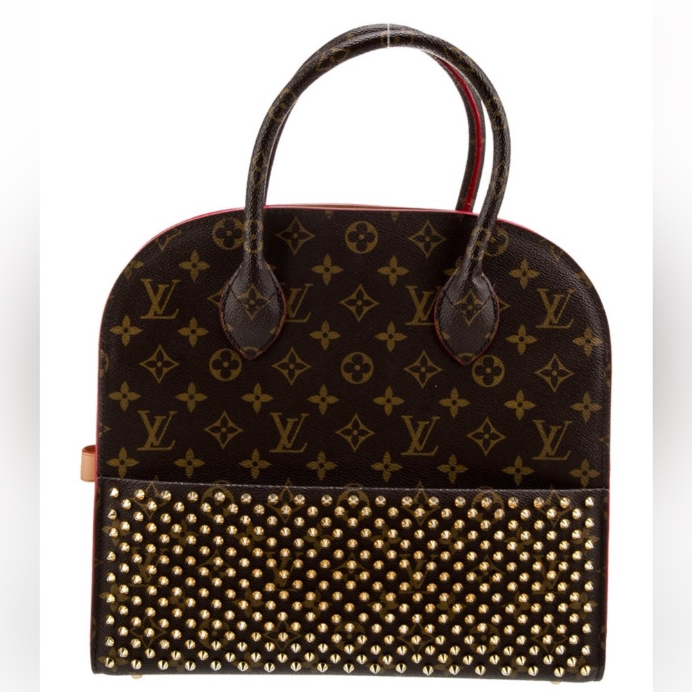Louis Vuitton x Christian Louboutin studded bag
